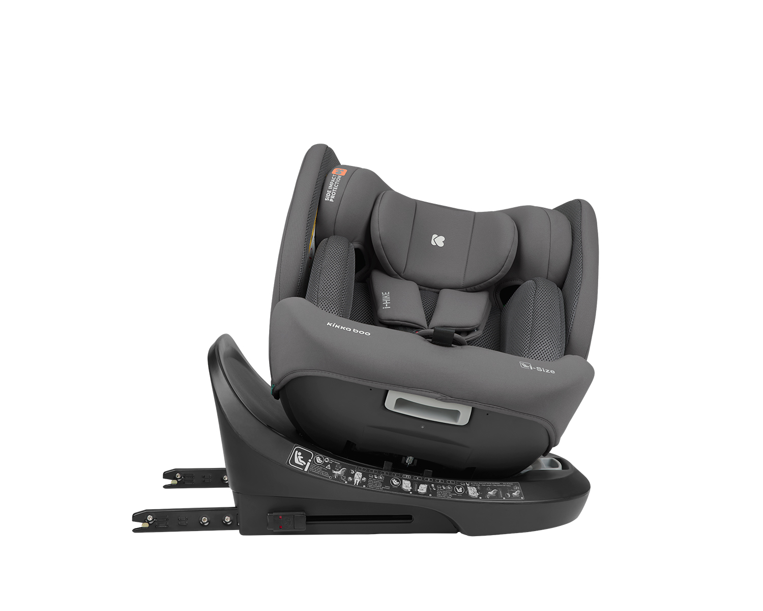 Silla de coche 40-150 cm i-Hike i-SIZE Gris Oscuro 2025