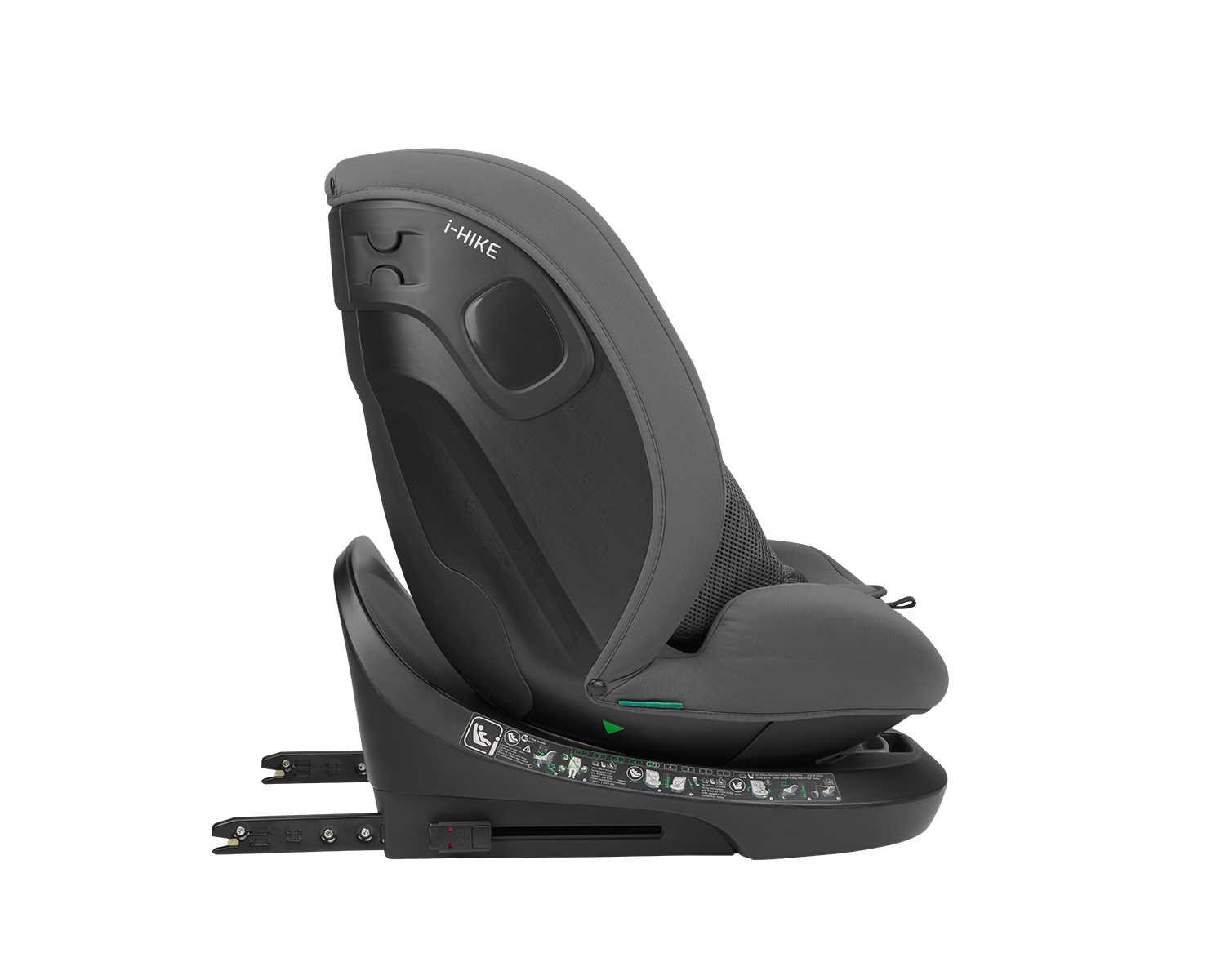 Silla de coche 40-150 cm i-Hike i-SIZE Gris Oscuro 2025