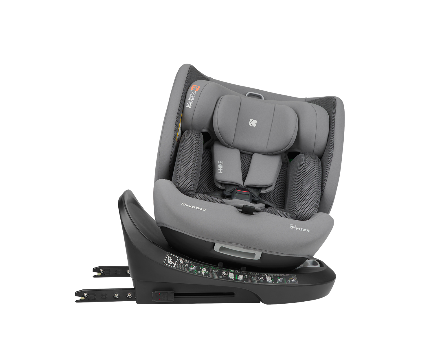 Silla de coche 40-150 cm i-Hike i-SIZE Gris Claro 2025