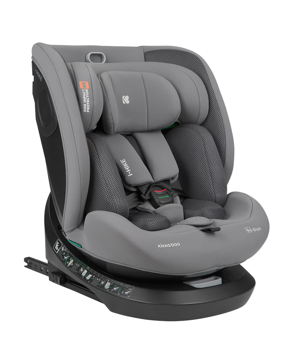 Silla de coche 40-150 cm i-Hike i-SIZE Gris Claro 2025