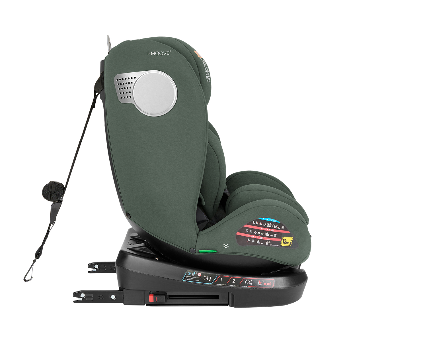 Silla de coche 40-150 cm i-Moove 2 i-SIZE Verde Militar