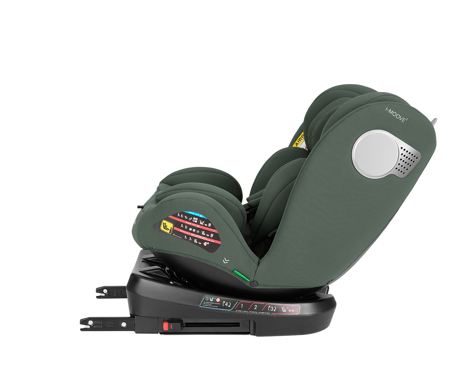 Silla de coche 40-150 cm i-Moove 2 i-SIZE Verde Militar