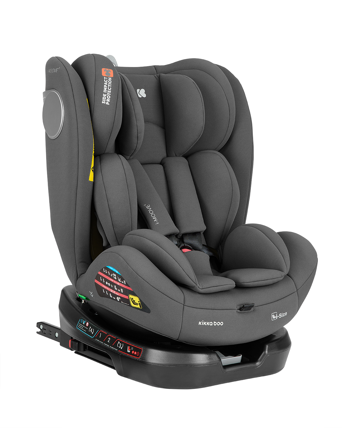 Silla de coche 40-150 cm i-Moove 2 i-SIZE Gris Oscuro