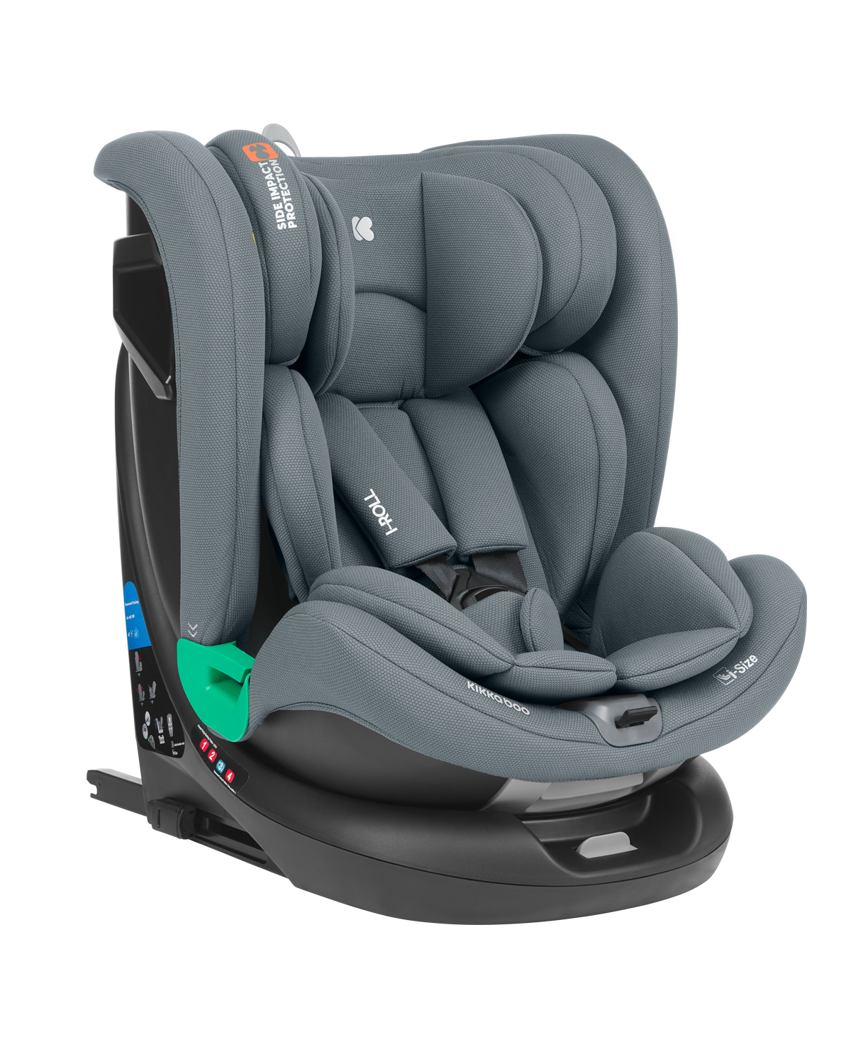 Silla de coche 40-150 cm i-Roll i-SIZE Gris Oscuro