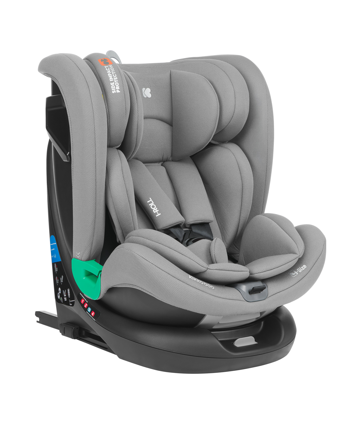 Silla de coche 40-150 cm i-Roll i-SIZE Gris Claro