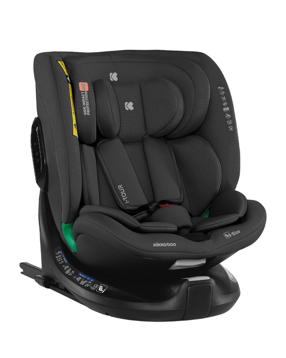 Silla de coche 40-150 cm i-Tour i-SIZE Negro