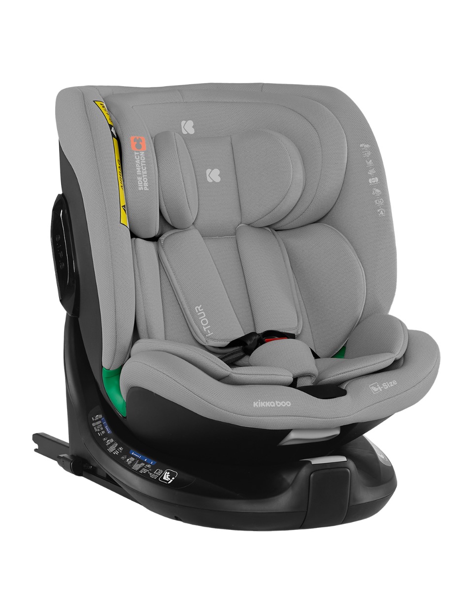 Silla de coche 40-150 cm i-Tour i-SIZE Gris Claro