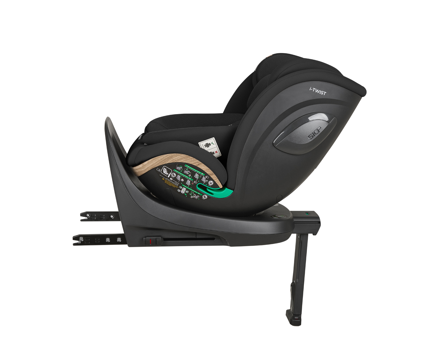 Car seat 40-150 cm i-Twist i-SIZE Black 2026