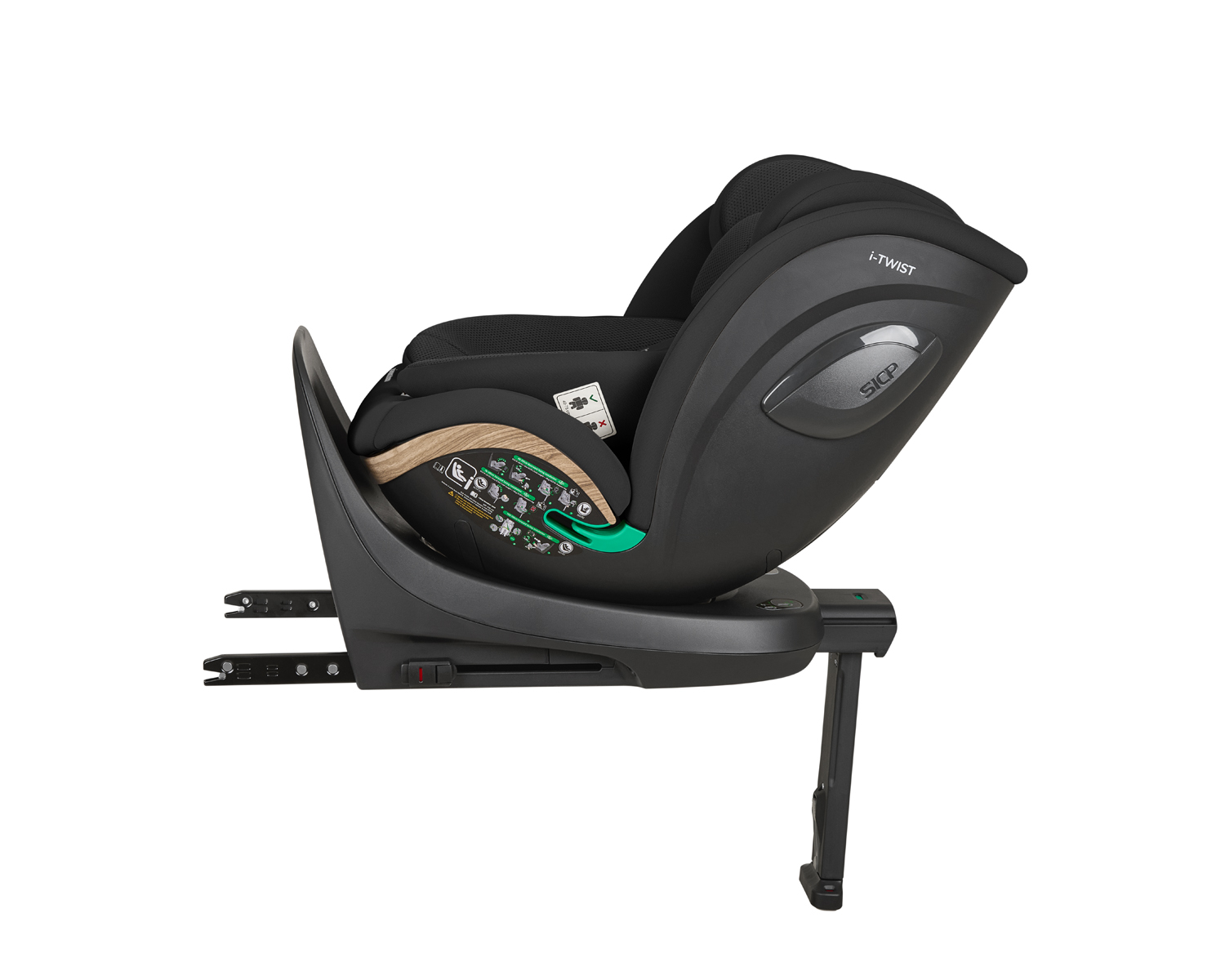 Car seat 40-150 cm i-Twist i-SIZE Black 2026