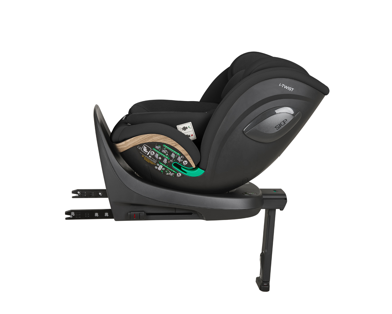 Car seat 40-150 cm i-Twist i-SIZE Black 2026