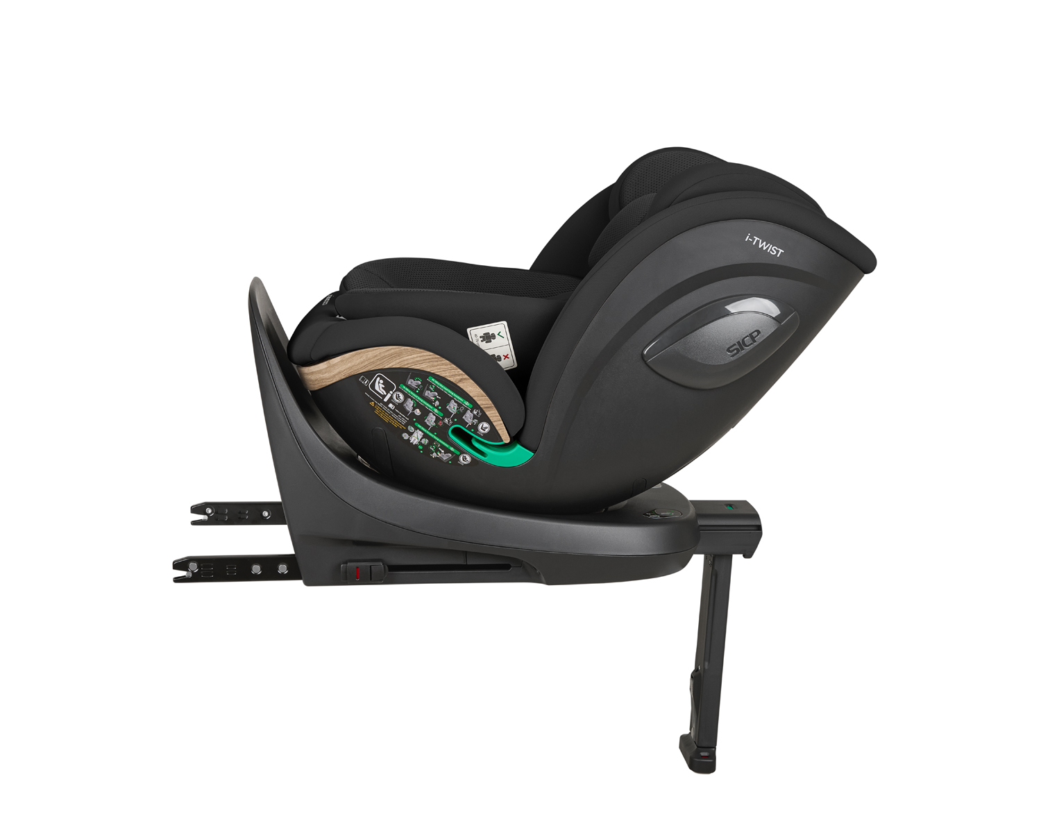 Car seat 40-150 cm i-Twist i-SIZE Black 2026