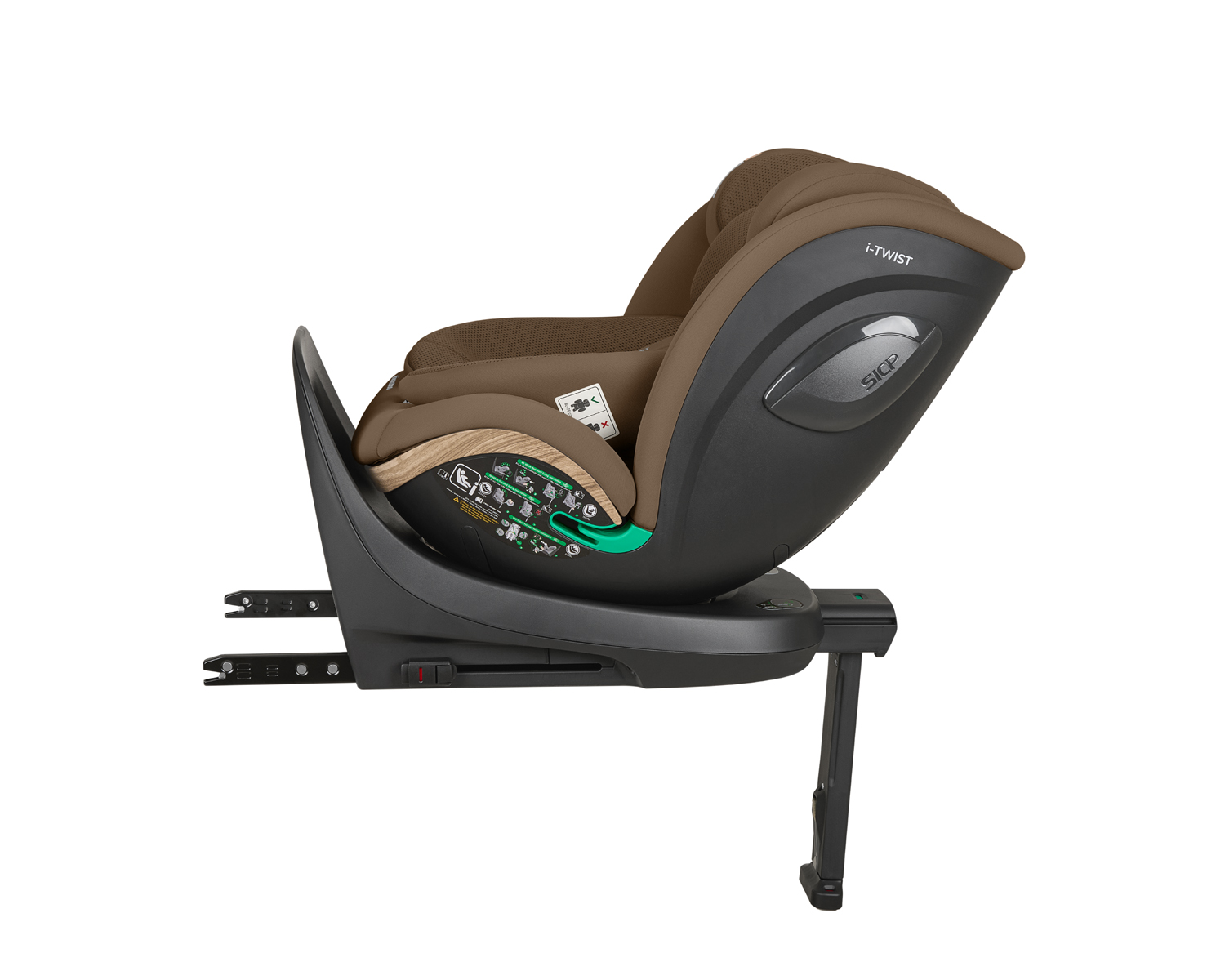 Car seat 40-150 cm i-Twist i-SIZE Coffee 2026