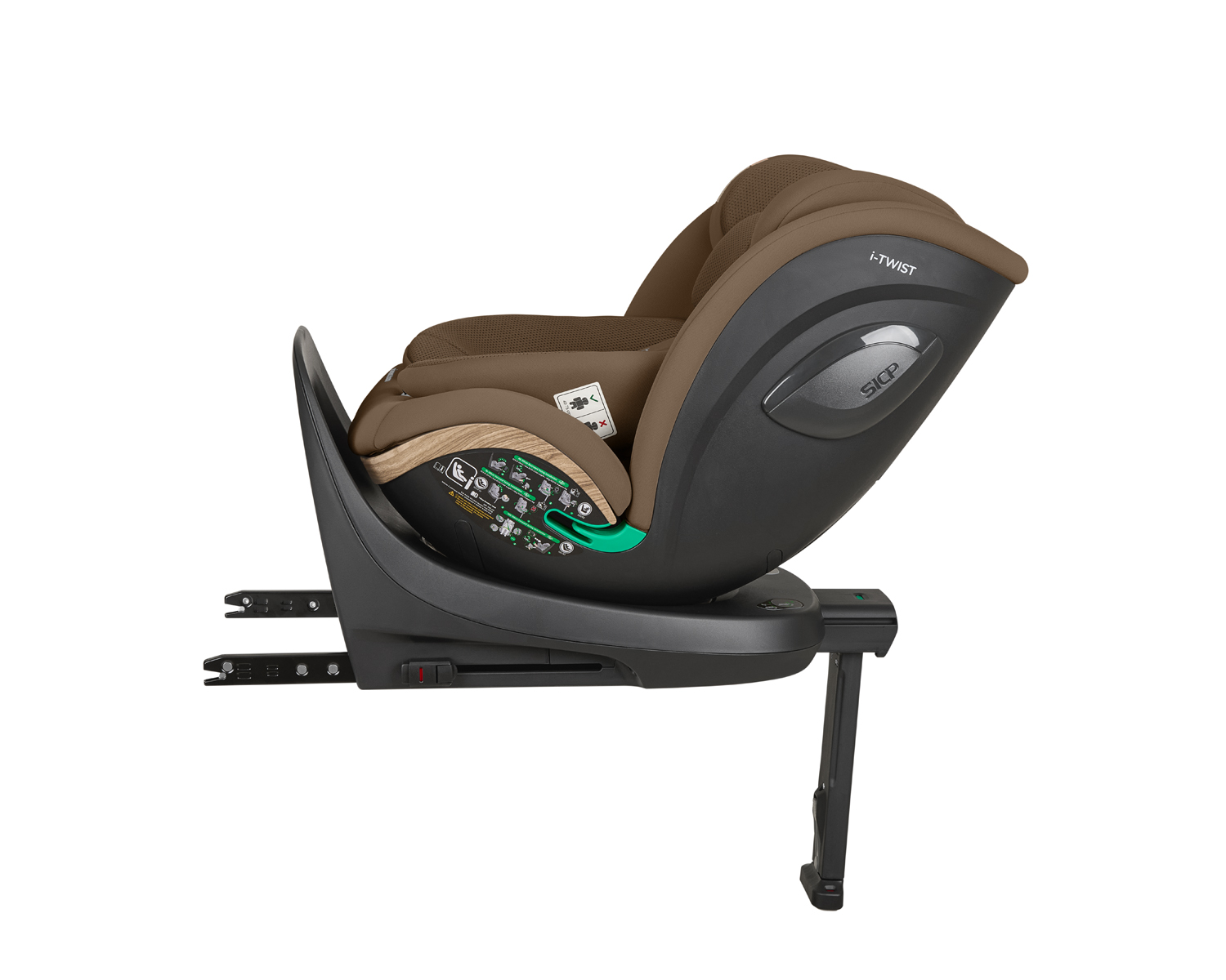 Car seat 40-150 cm i-Twist i-SIZE Coffee 2026