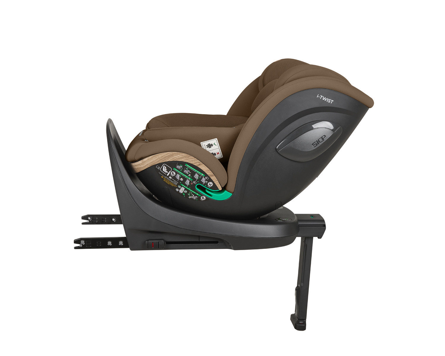 Car seat 40-150 cm i-Twist i-SIZE Coffee 2026