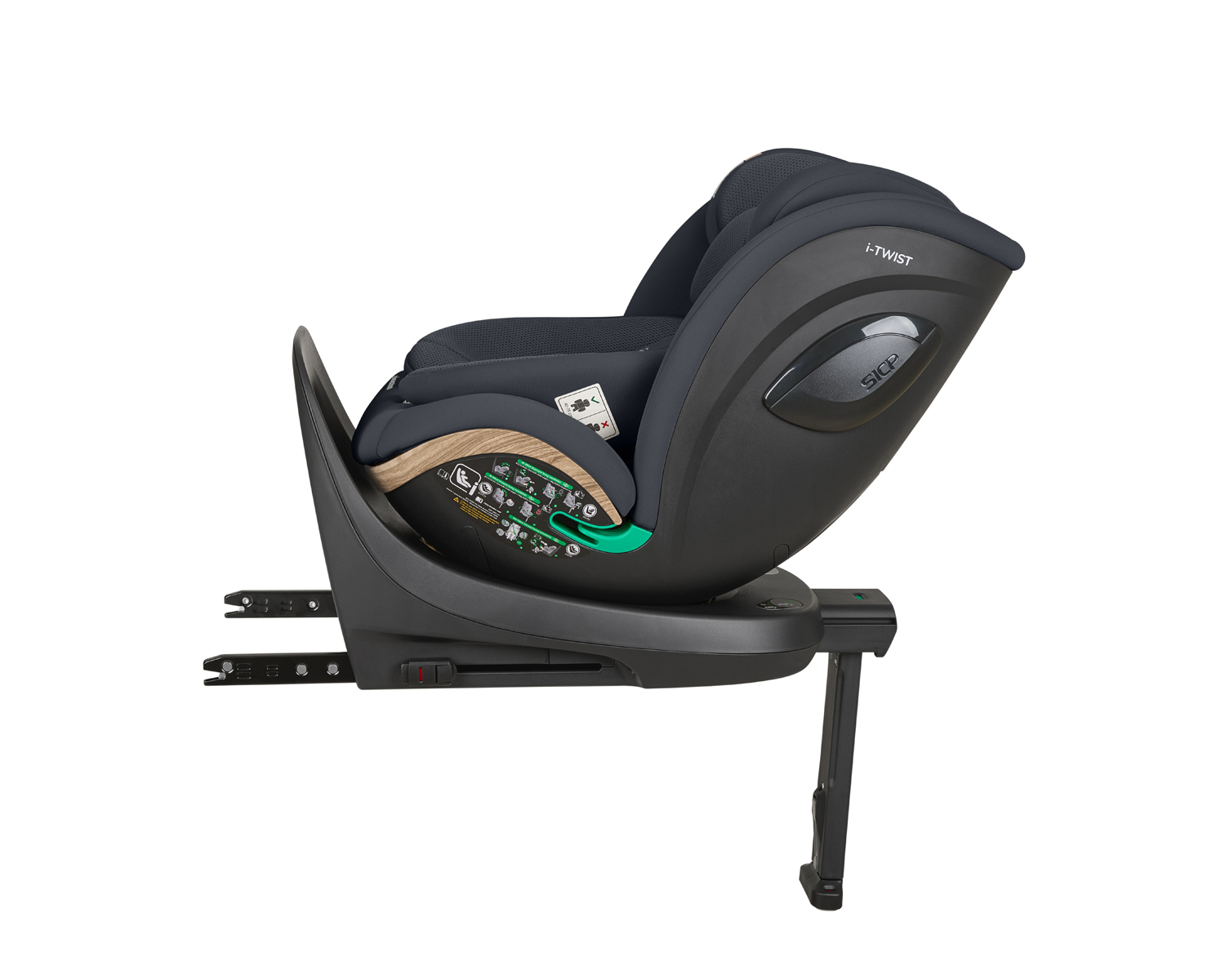 Car seat 40-150 cm i-Twist i-SIZE Grey 2026