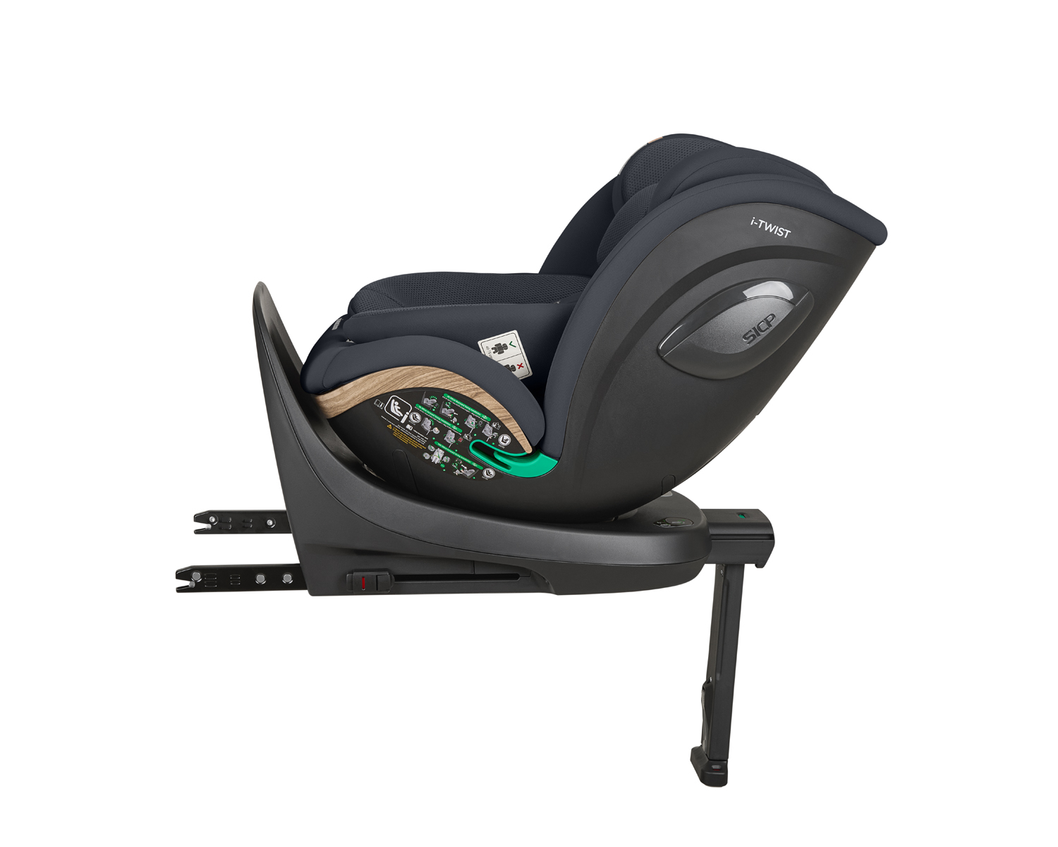 Car seat 40-150 cm i-Twist i-SIZE Grey 2026