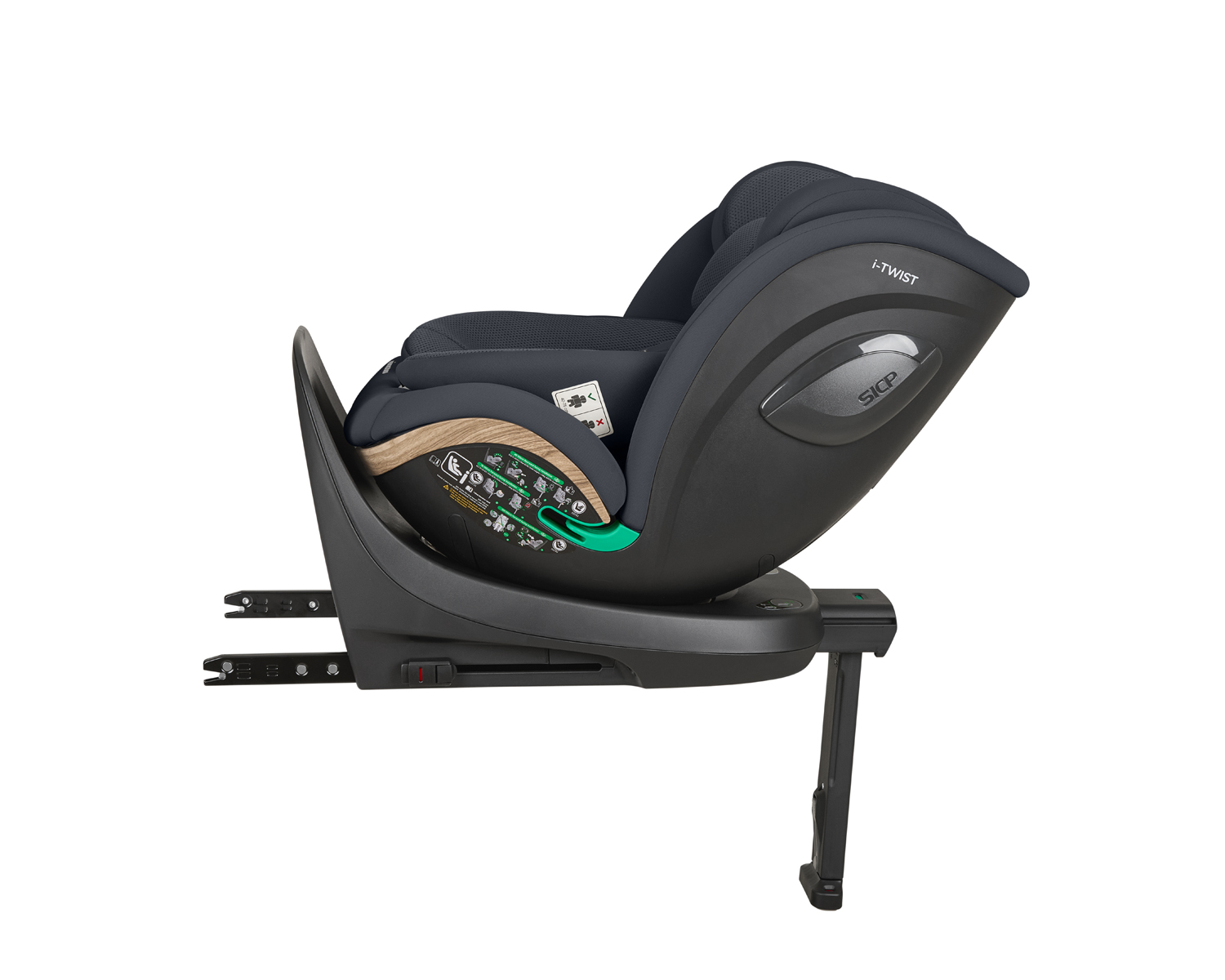 Car seat 40-150 cm i-Twist i-SIZE Grey 2026