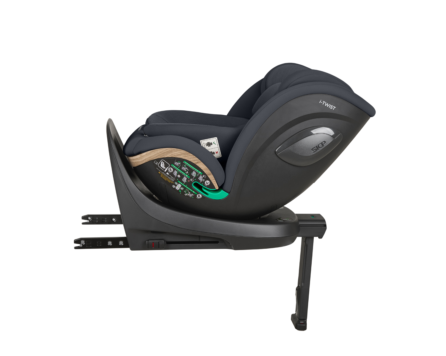 Car seat 40-150 cm i-Twist i-SIZE Grey 2026