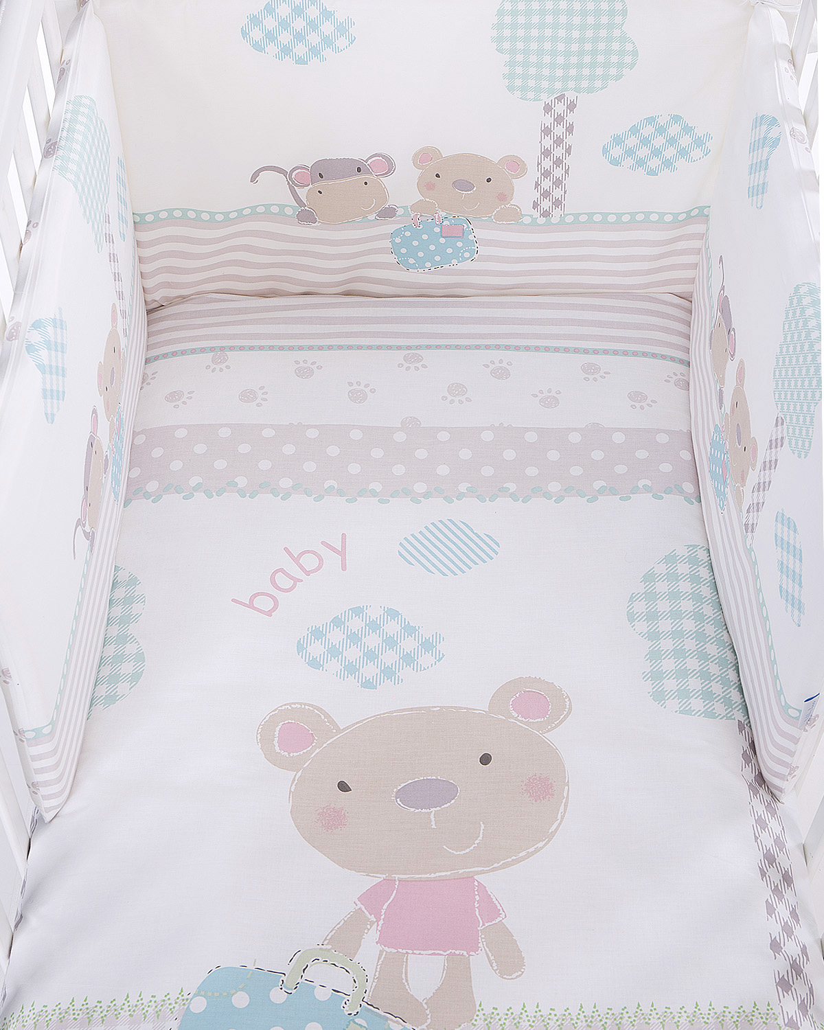 Бебешки спален комплект 2 части EU Style 70/140 Fantasia — снимка 4