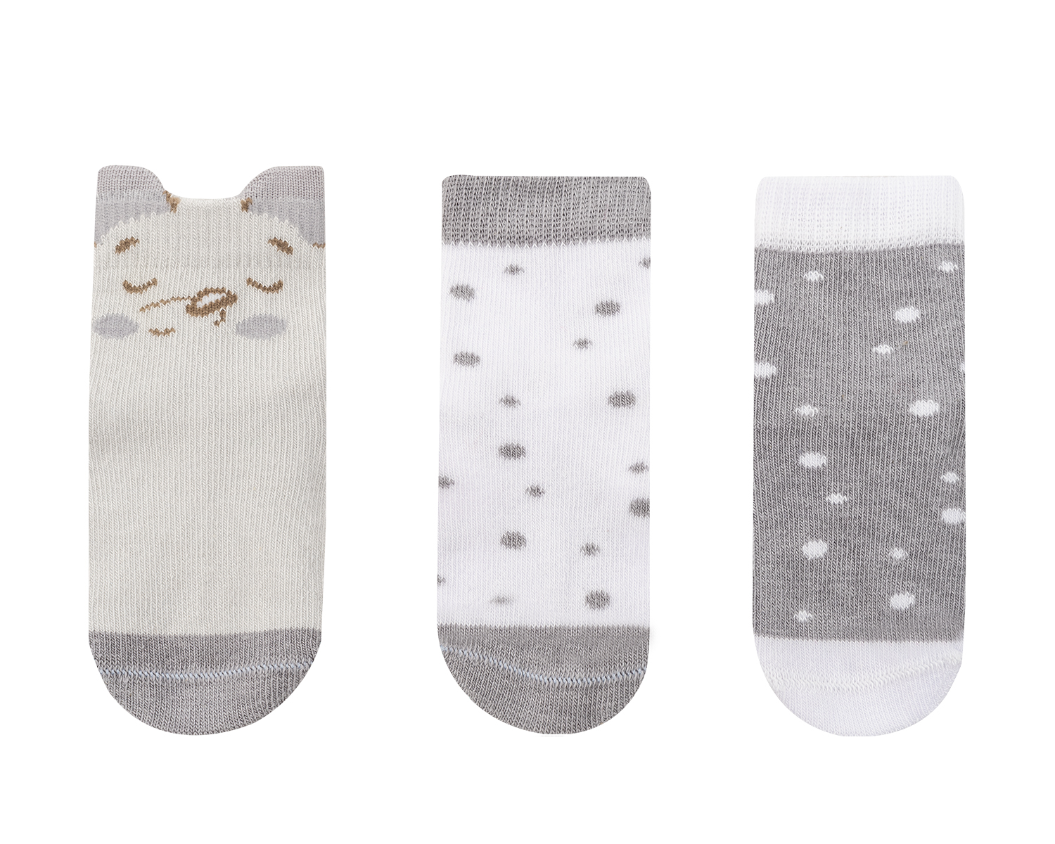 Calcetines de bebé con orejas 3D Joyful Mice 0-6m