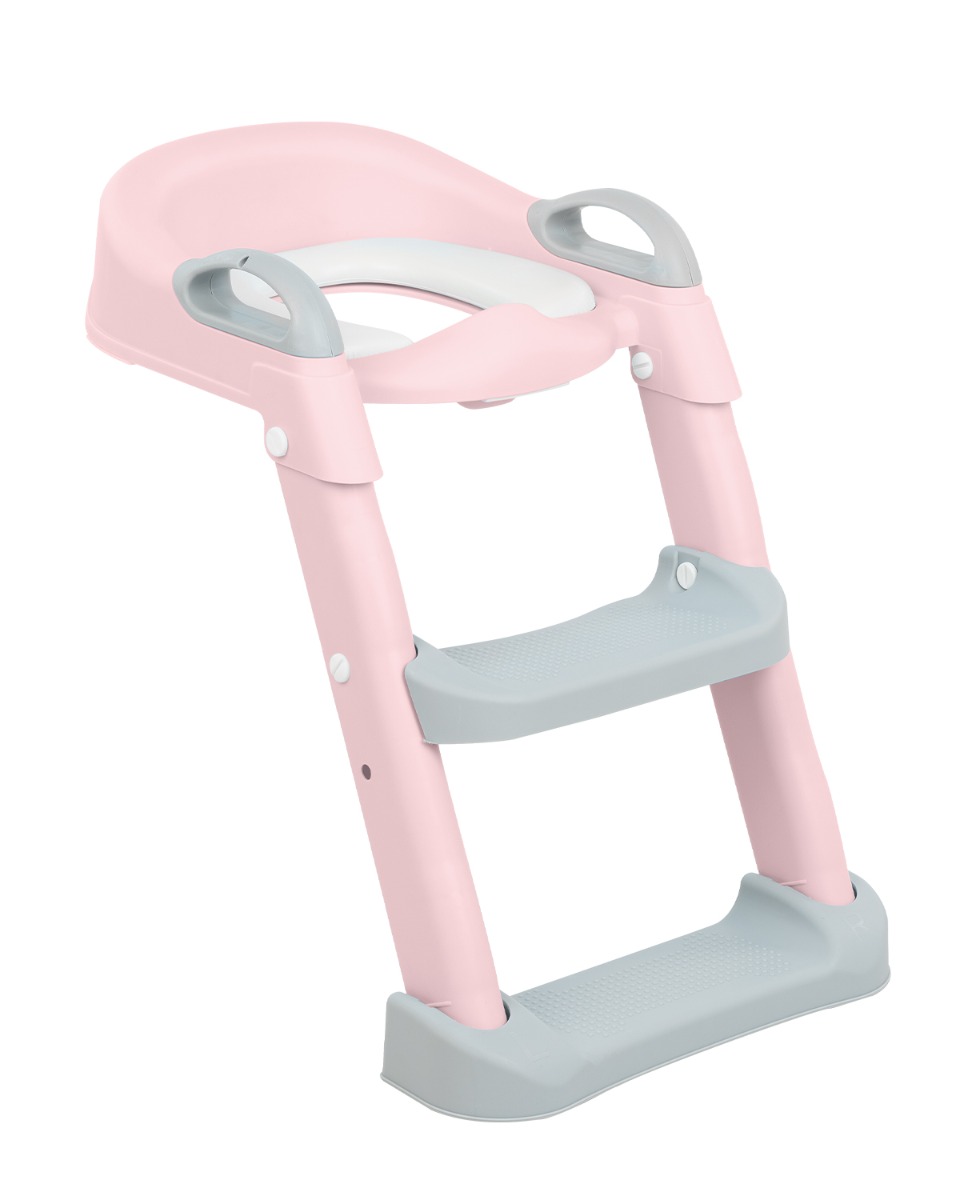Asiento de inodoro con escalera Lea Rosa