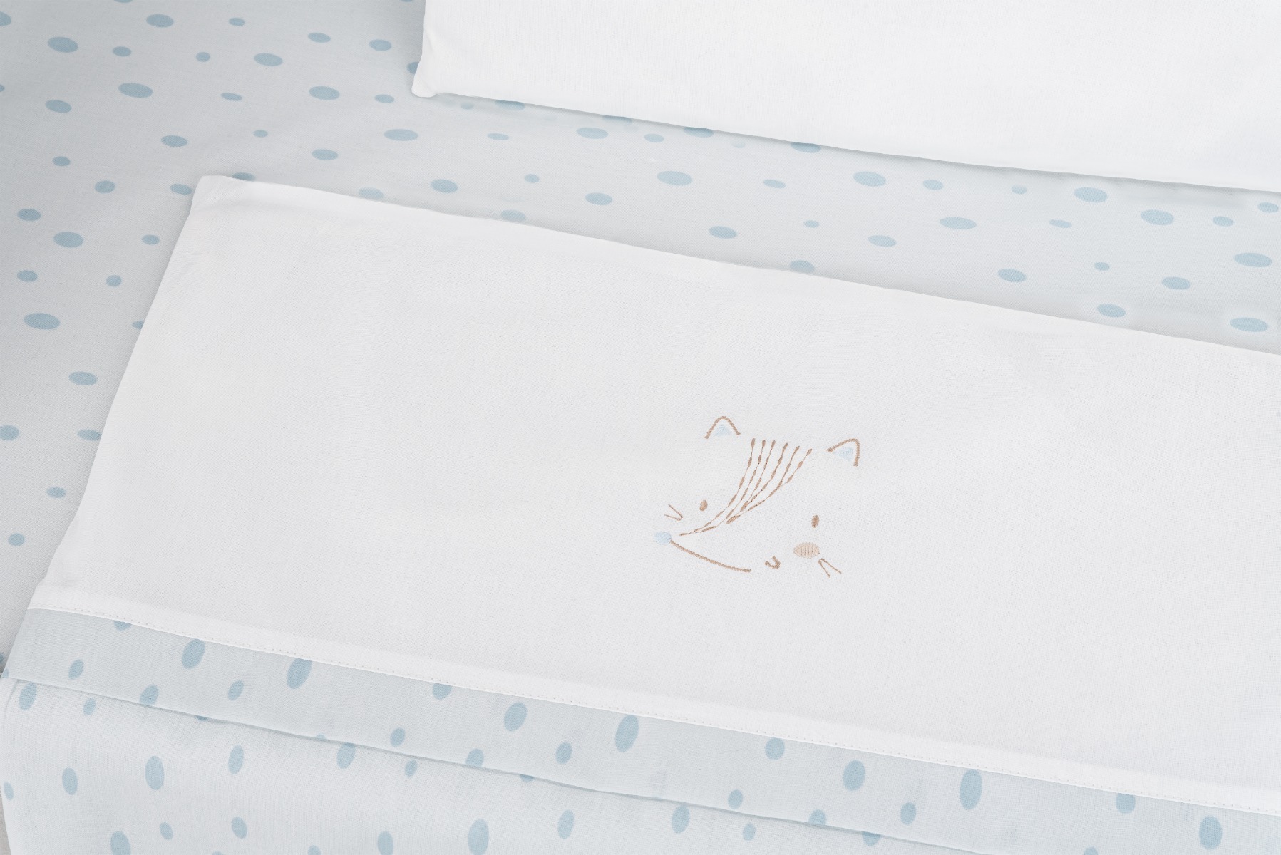 Бебешки спален комплект за мини-кошара 5ч Little Fox — снимка 2