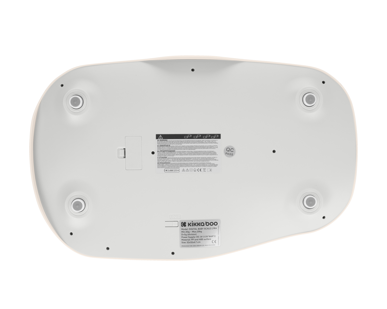 Digital baby scale Lyra Beige