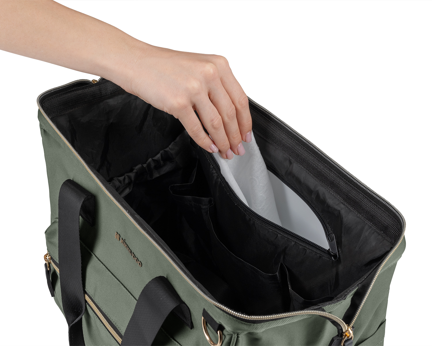 Bolsa de mamá Maxi Verde Militar 2025