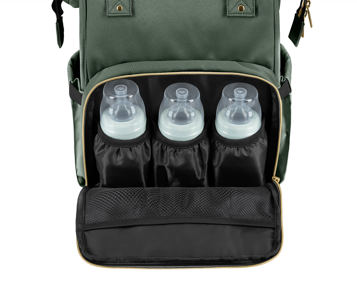 Bolsa de mamá Siena Verde Militar 2025