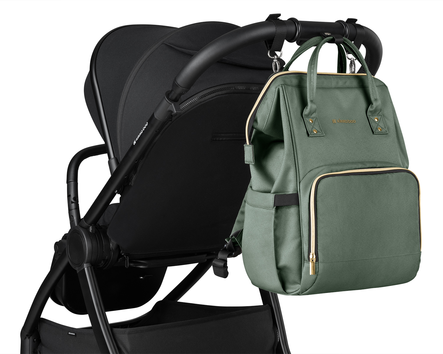 Bolsa de mamá Siena Verde Militar 2025