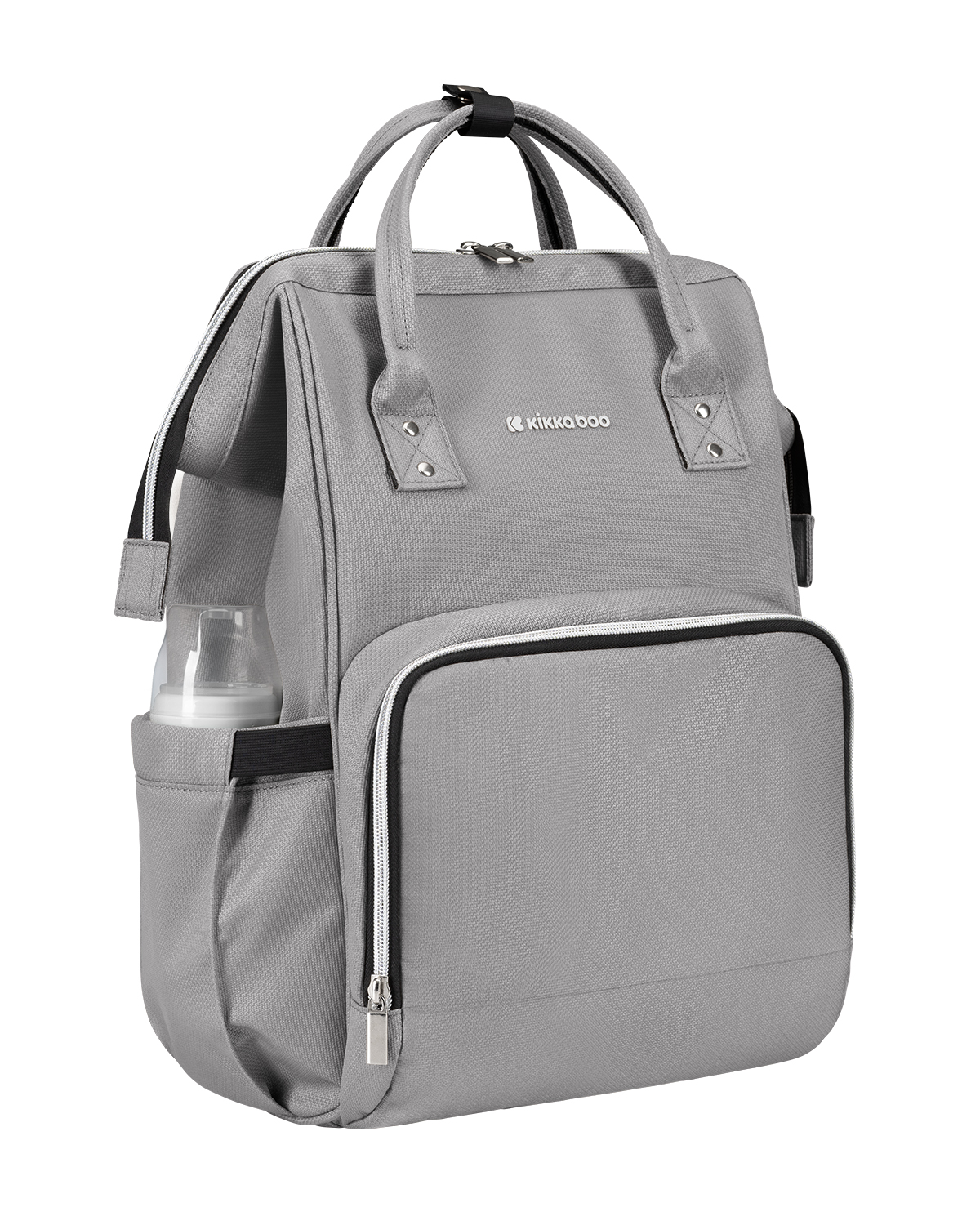 Bolsa de mamá Siena Gris Claro 2025