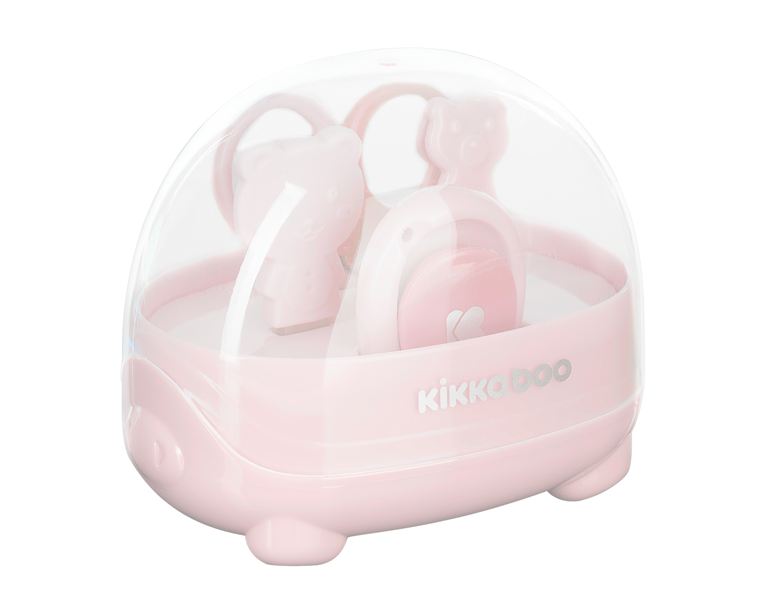 Set de manicura para bebé Bear Rosa