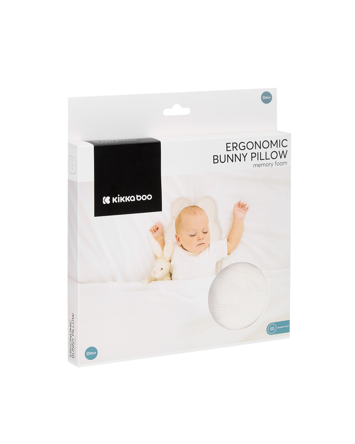 Almohada ergonómica de espuma viscoelástica Bunny Airknit Blanco