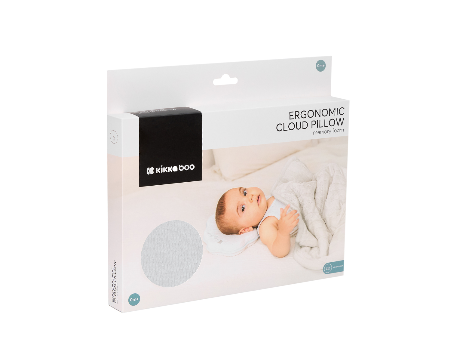 Almohada ergonómica de espuma viscoelástica Cloud Airknit Gris