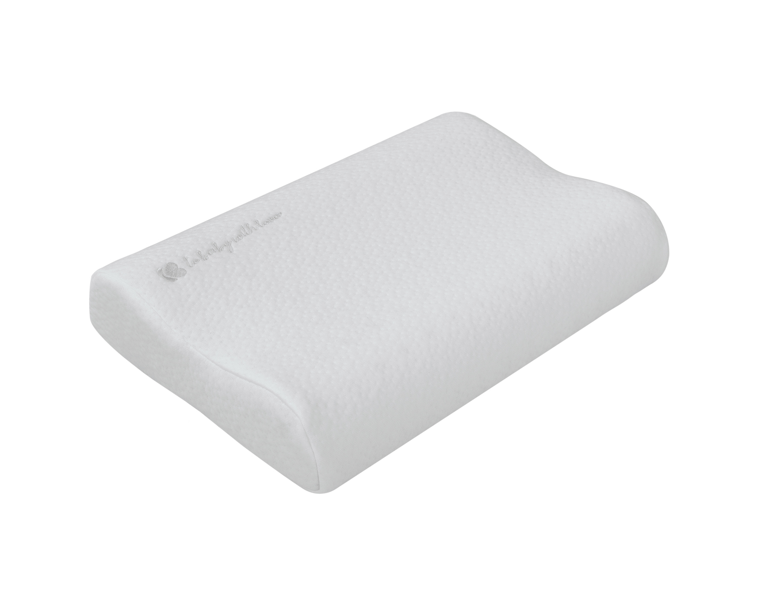 Almohada ergonómica ventilada de espuma viscoelástica Airknit Gris