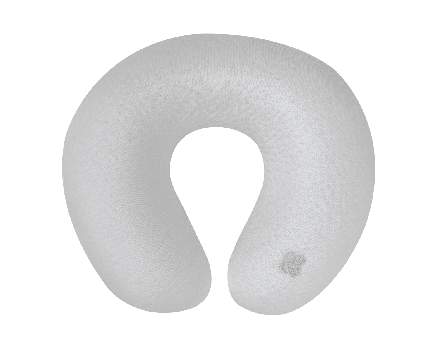 Almohada de viaje de espuma viscoelástica Airknit Gris