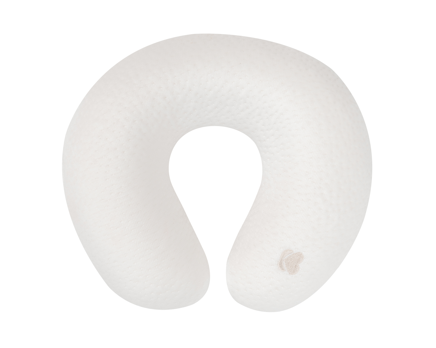 Almohada de viaje de espuma viscoelástica Airknit Blanco