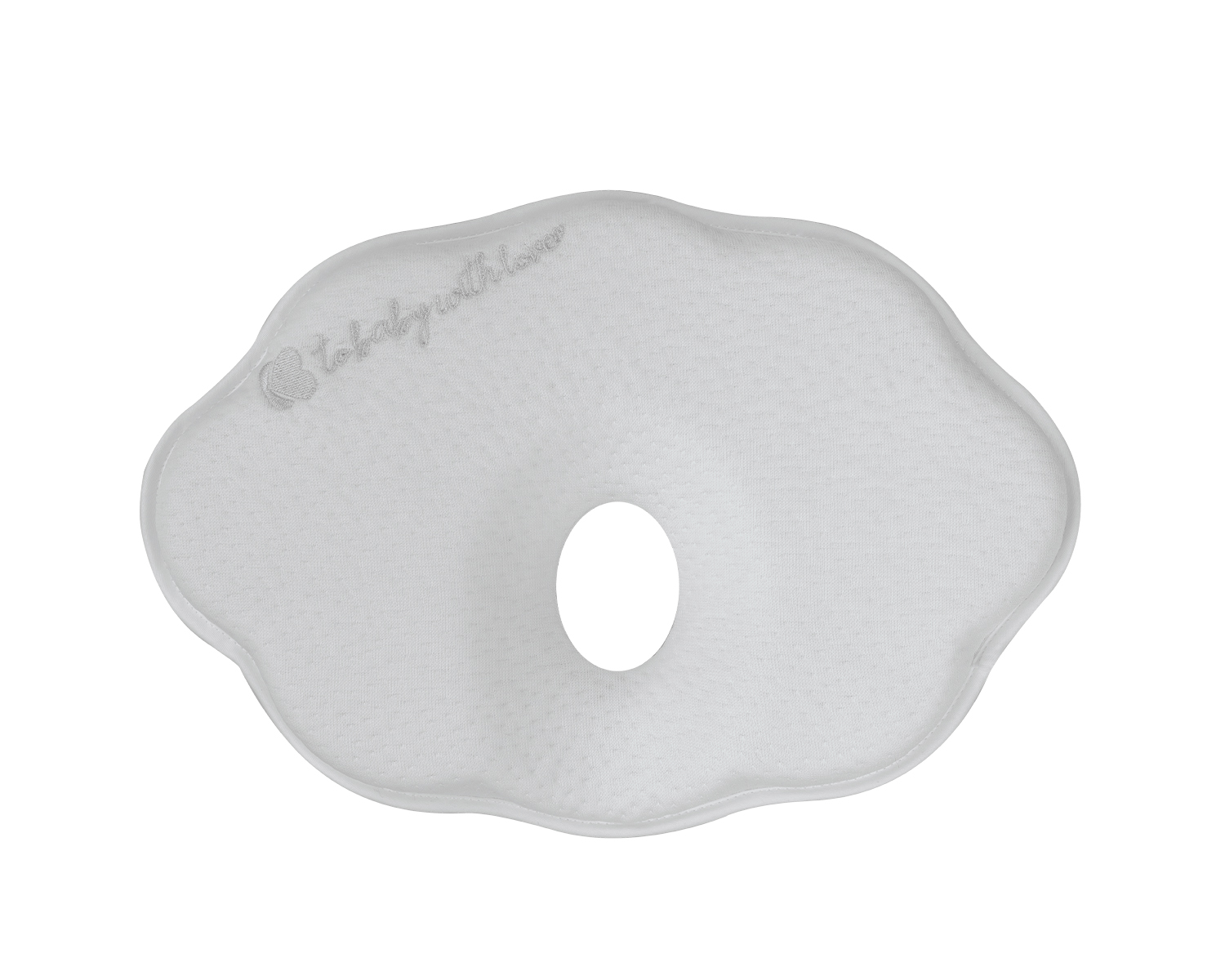 Almohada ergonómica de espuma viscoelástica Cloud Airknit Gris