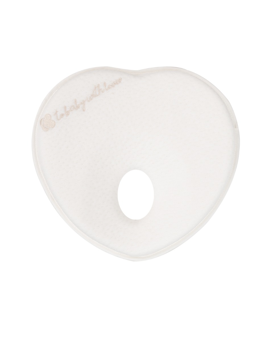 Almohada ergonómica de espuma viscoelástica Heart Airknit Blanco