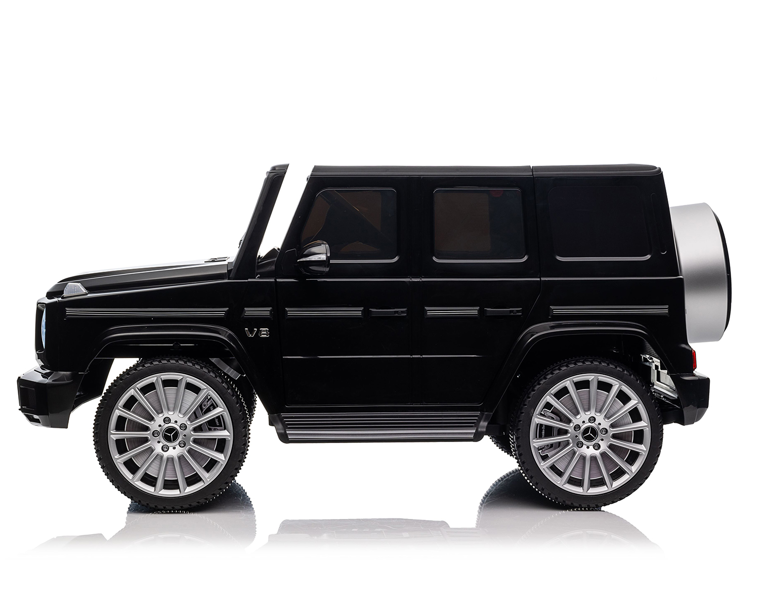 Акумулаторна кола Licensed Mercedes Benz G500 Black + батерия 12V10AH — снимка 3
