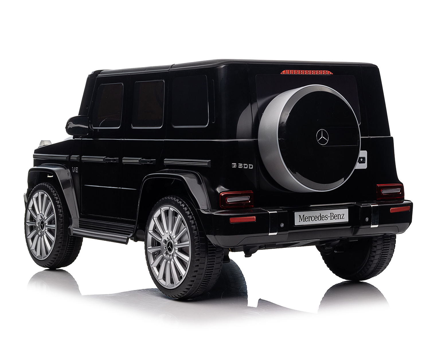 Акумулаторна кола Licensed Mercedes Benz G500 Black + батерия 12V10AH — снимка 4