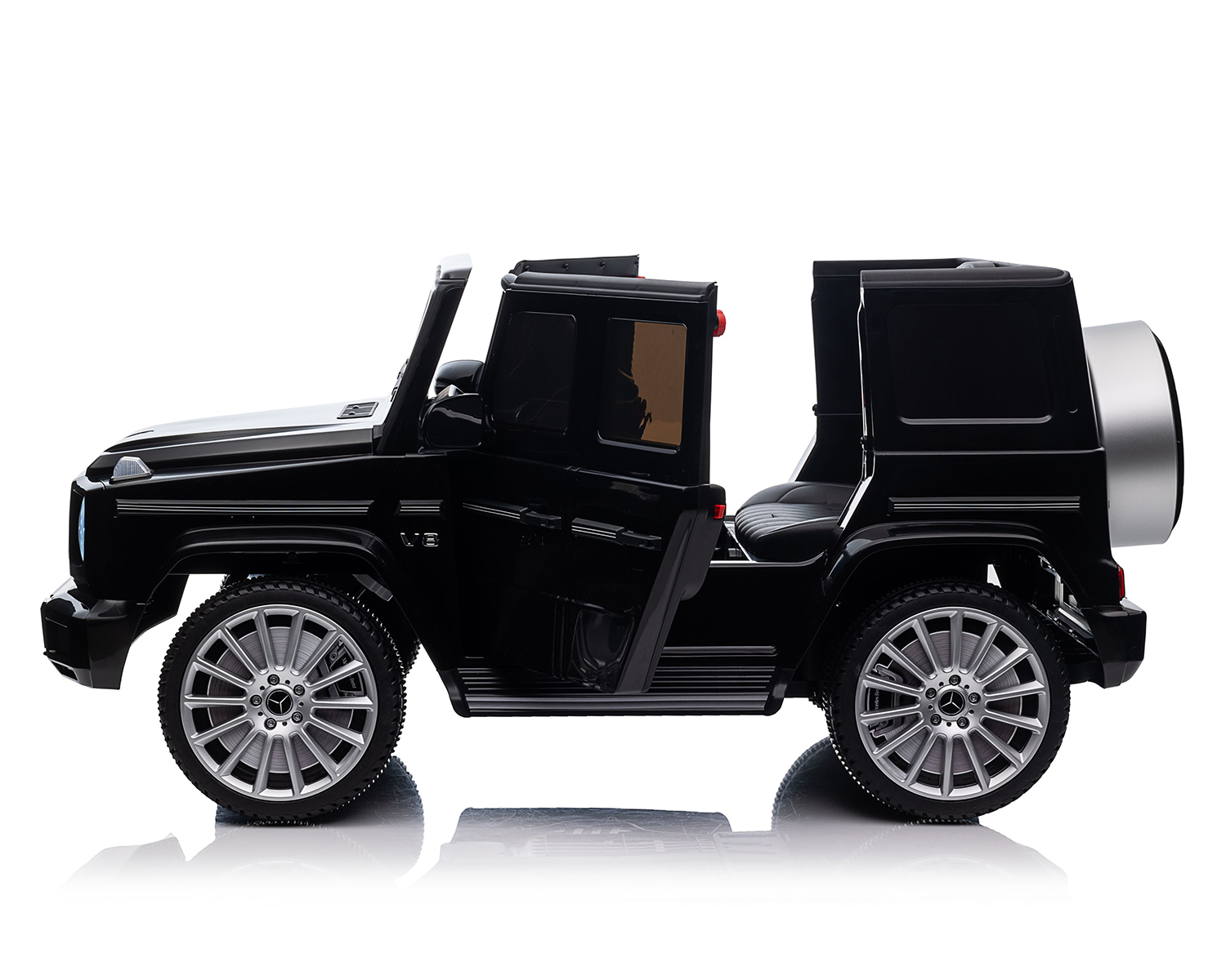 Акумулаторна кола Licensed Mercedes Benz G500 Black + батерия 12V10AH — снимка 8