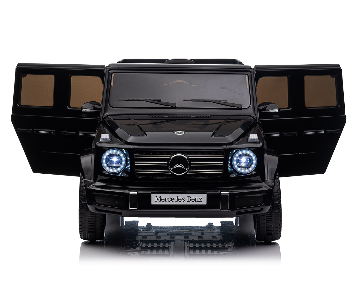 Акумулаторна кола Licensed Mercedes Benz G500 Black + батерия 12V10AH — снимка 7