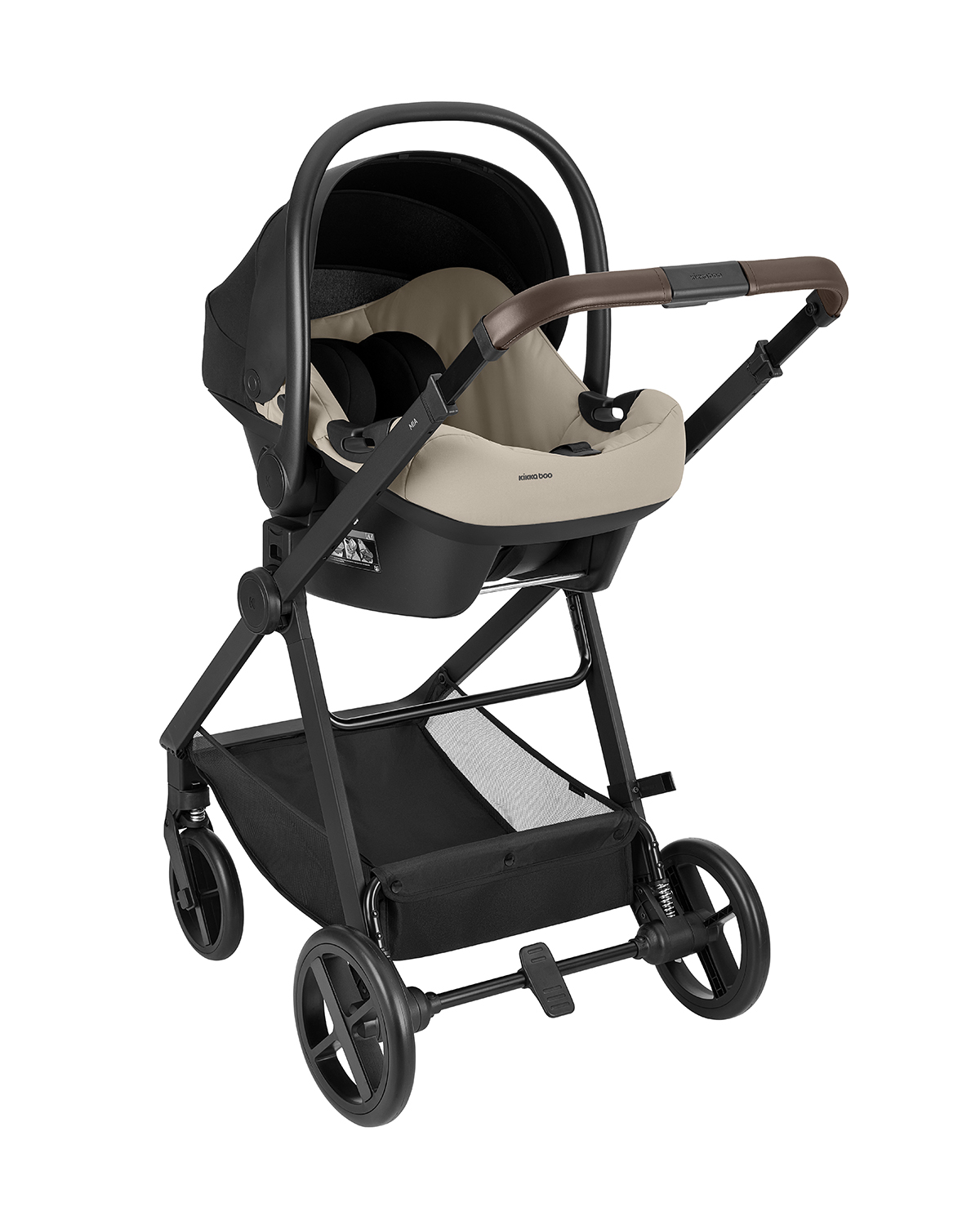 Carrito de bebé 3en1 con capazo Mia Beige 2026