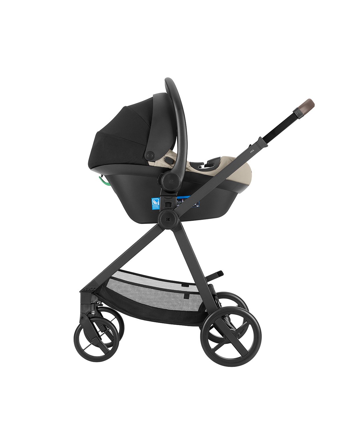 Carrito de bebé 3en1 con capazo Mia Beige 2026