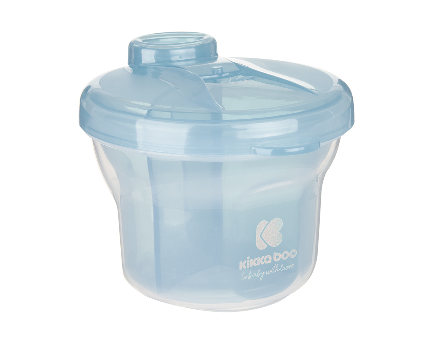 Dispensador de leche en polvo 2en1 Azul Claro