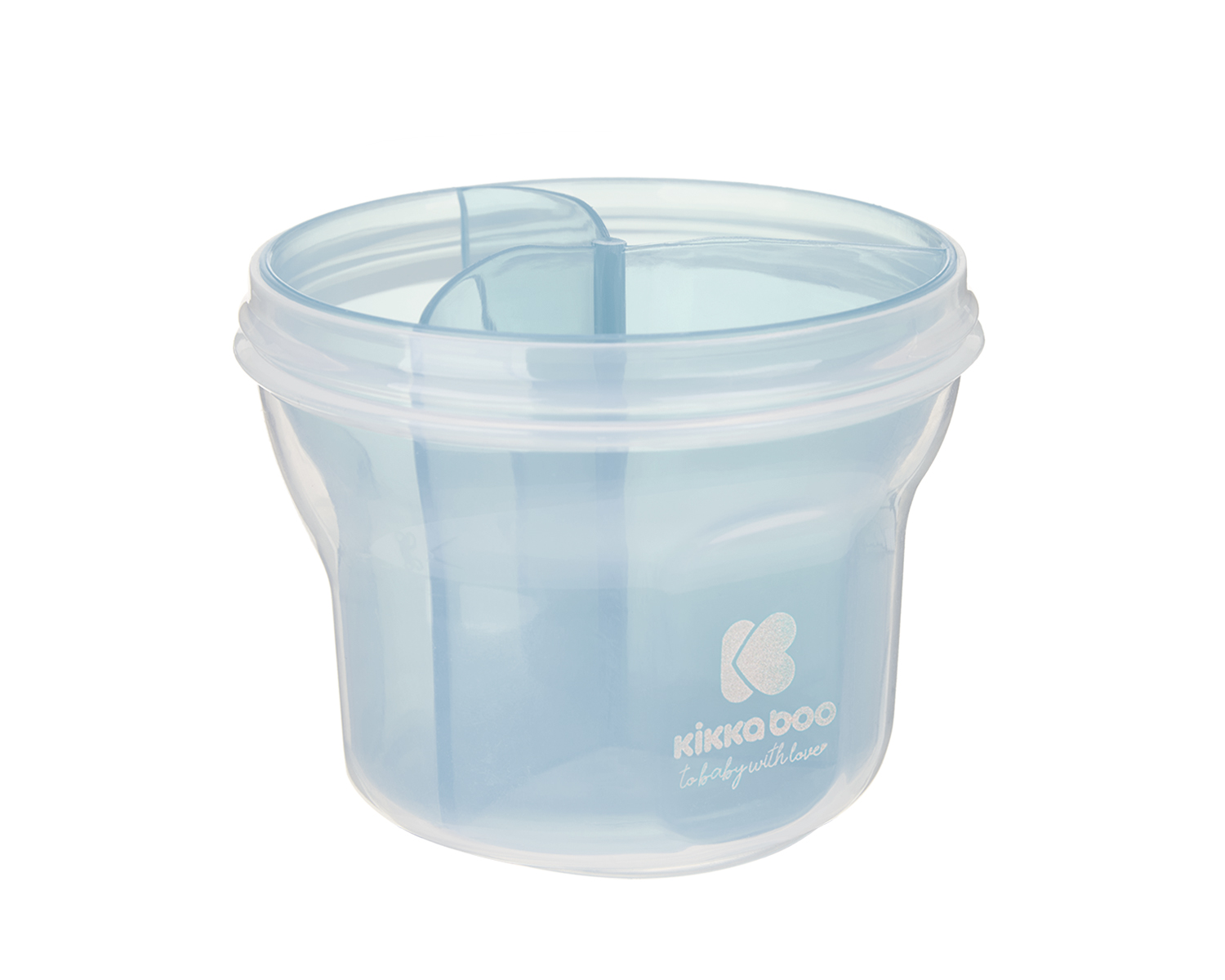 Dispensador de leche en polvo 2en1 Azul Claro