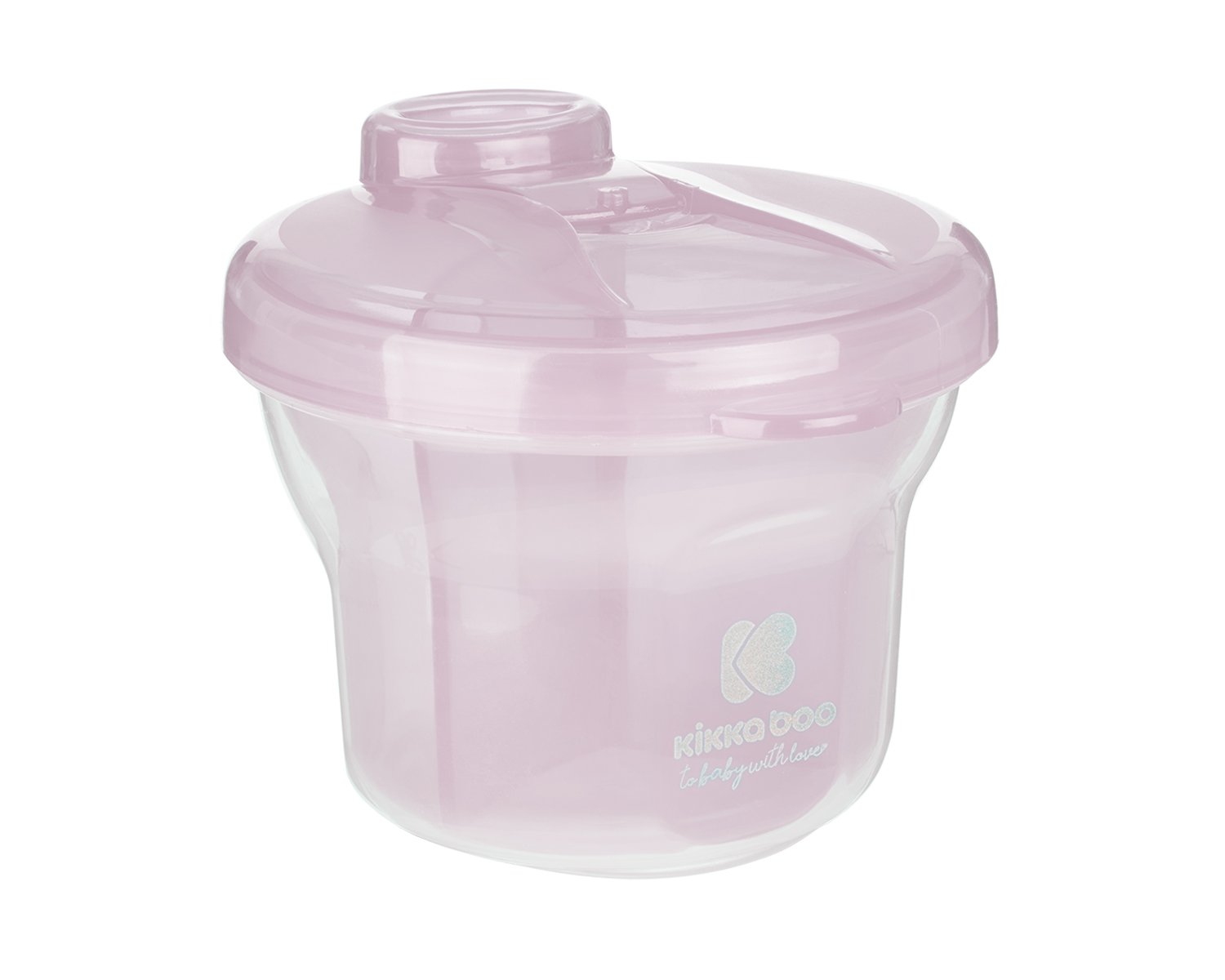 Dispensador de leche en polvo 2en1 Rosa Claro