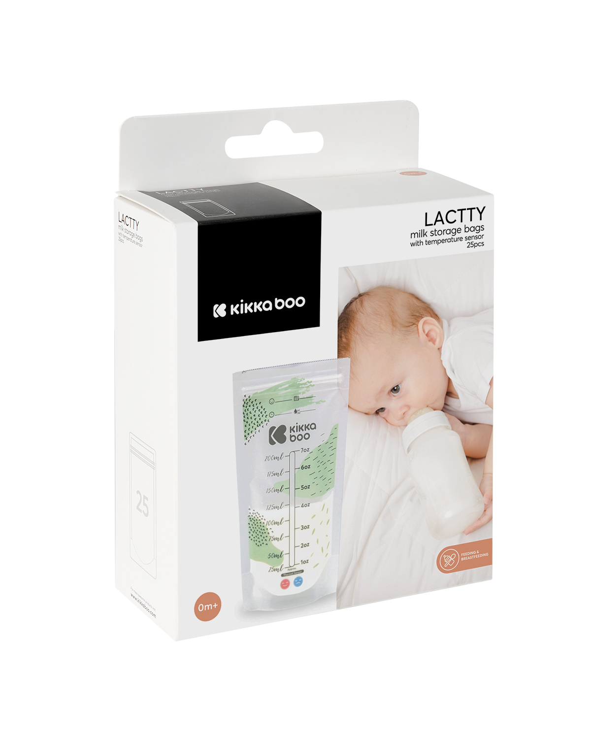 Bolsas de almacenamiento de leche con sensor de temperatura 25 uds Lactty 