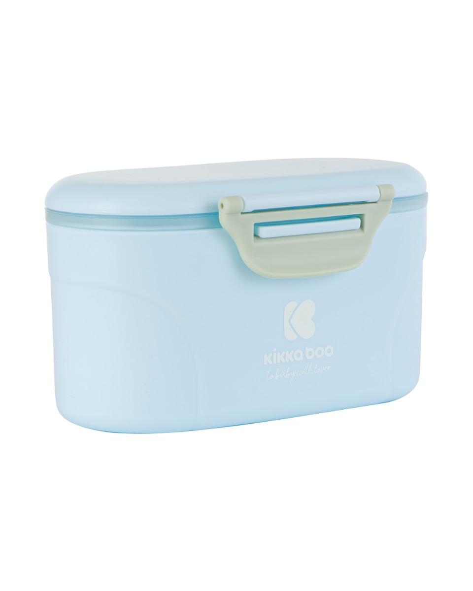 Dispensador de leche en polvo con cuchara 130g Azul